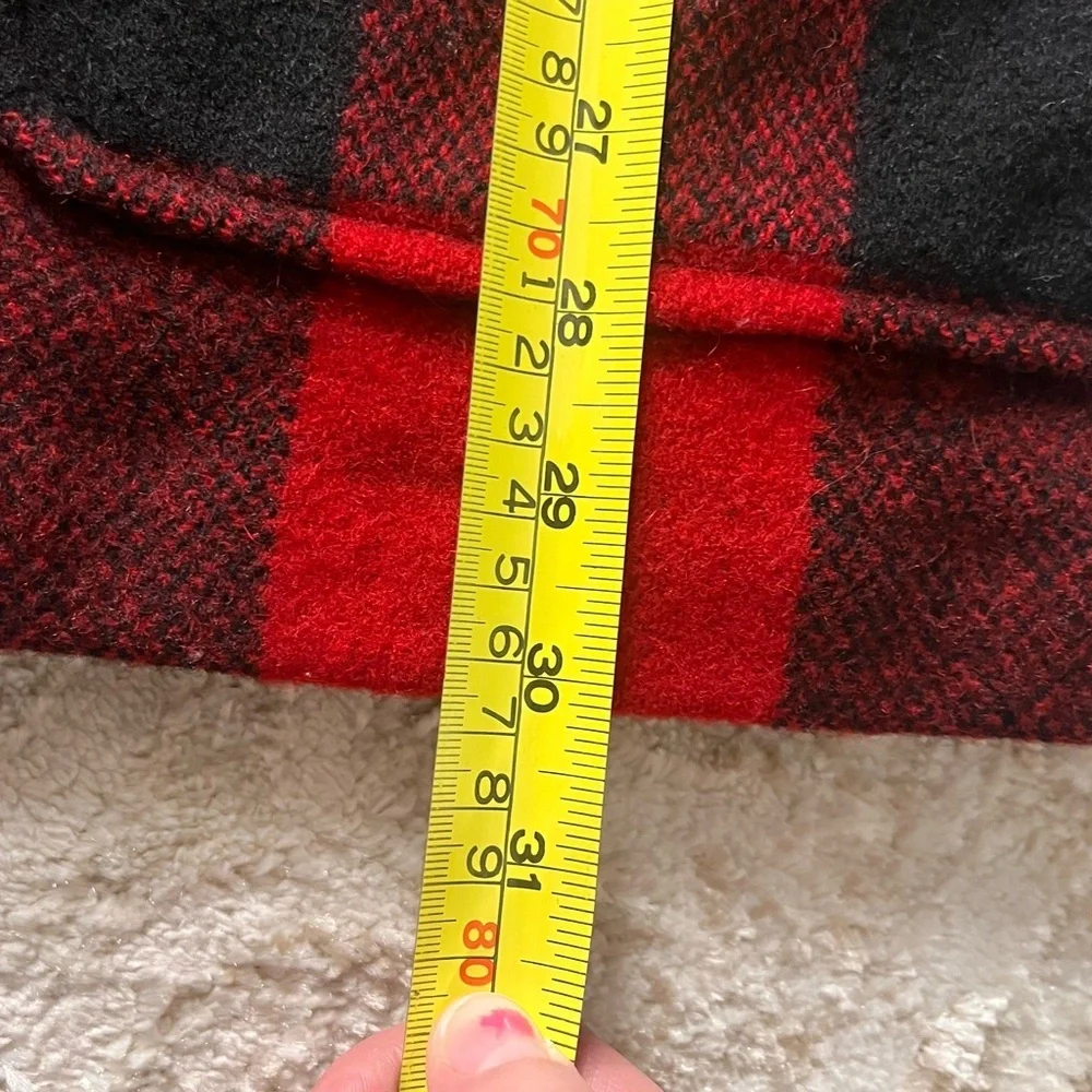 Vintage Woolrich wool Women's buffalo plaid Jacket 80s size large - Picture 7 of 7